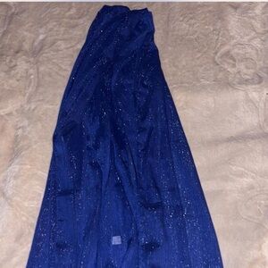 Blue, sparkly hijab